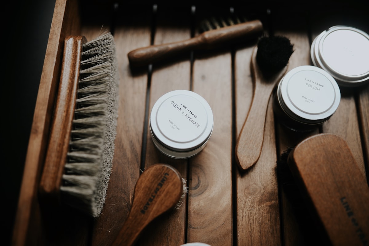 Natural exfoliating face scrub with coffee and coconut